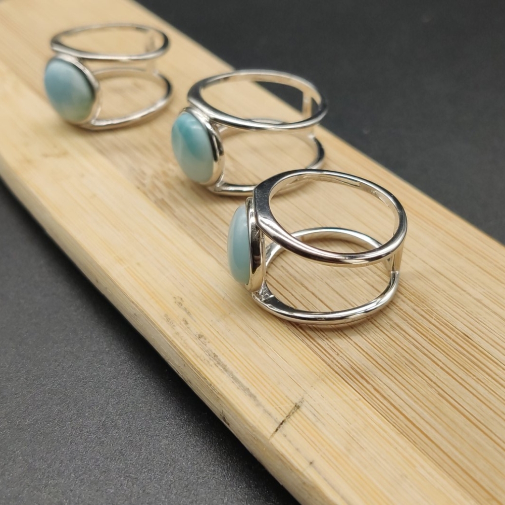 Beautiful Larimar Ring Designđ - Picture 3 of 8